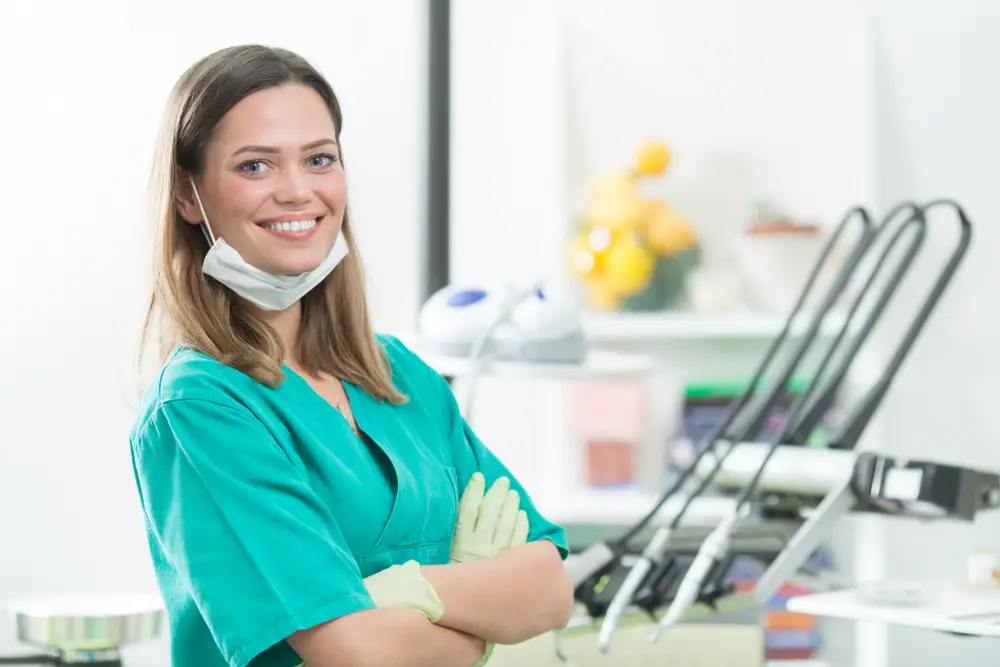 Happy Dental Hygienist
